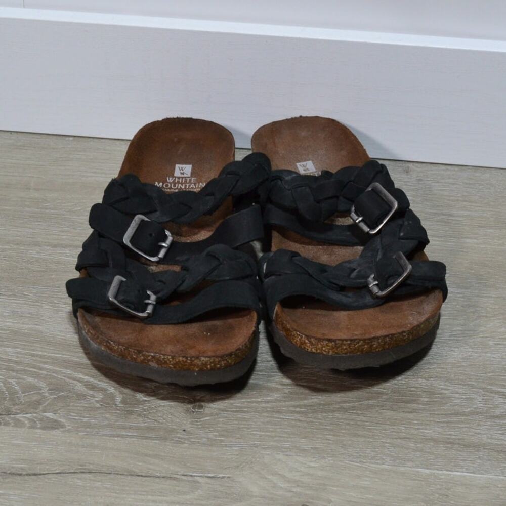White Mountain Woman's Holland Signature Comfort Molded Braided Sandals Size 6 - Picture 4 of 8